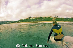 Paddler's view and plumber's cleavage by Robert Bemus 